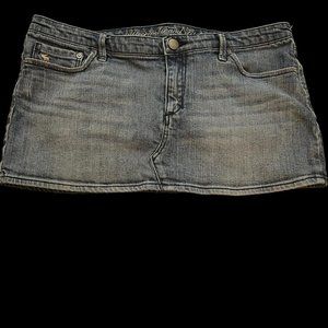 Y2k Abercrombie Micro Mini Denim Skirt